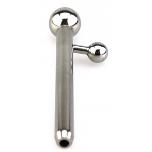 Plug d'urètre percé ALBERT WAND 6.5cm | Diamètre 8mm