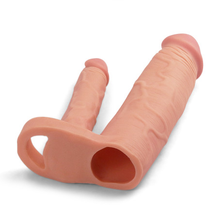 Gaine DOUBLE PENIS 18 x 4 cm