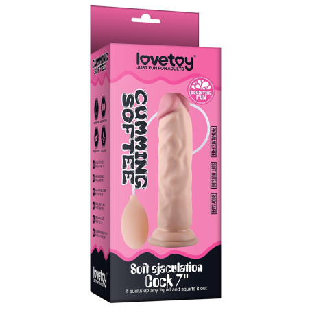 Gode éjaculateur CUMMING SOFTEE 19 x 4.3 cm