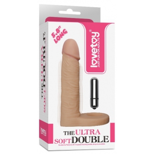 Gode pour double pénétration Vibrant de 12cm