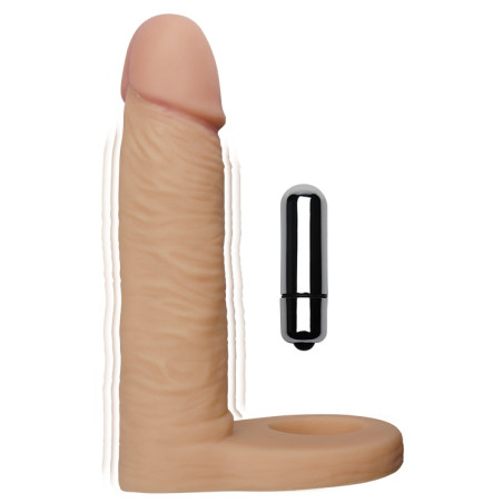 Gode pour double pénétration Vibrant de 12cm