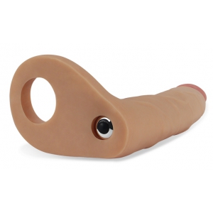 Gode vibrant pour Double Pénétration 16 x 3 cm