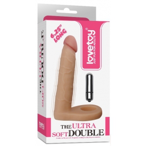 Gode Vibrant pour Double Pénétration 14 x 3 cm
