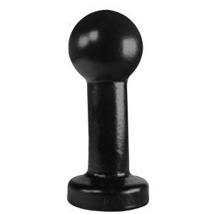 Plug anal ZIZI BIG POP 13 x 6 cm Noir