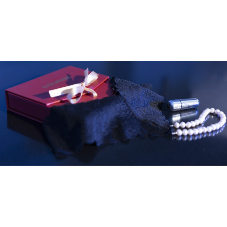 String perlé IZIA + Mini Vibro Noir