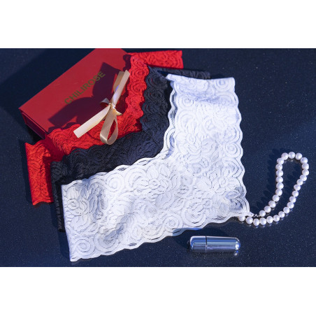 String perlé IZIA + Mini Vibro Rouge