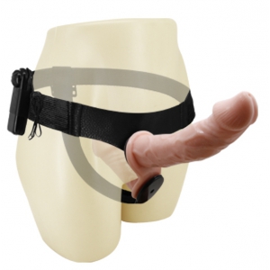 Double Gode ceinture PASSIONATE VIBRATOR 17 x 4.5 cm