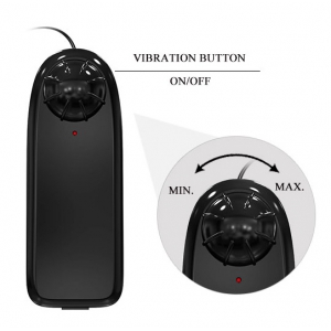 Double Gode ceinture PASSIONATE VIBRATOR 17 x 4.5 cm