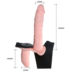 Double Gode ceinture Vibrant PASSIONATE 16 x 3.5 cm