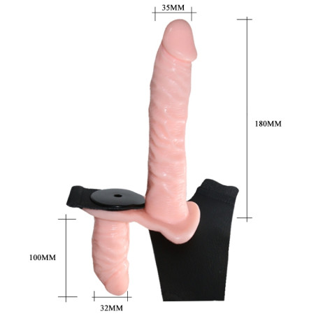 Double Gode ceinture Vibrant PASSIONATE 16 x 3.5 cm