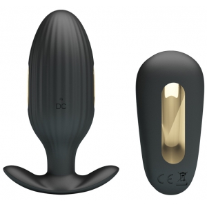 Plug Vibrant et Electro ROYAL PLEASURE KELLY 8 x 3.4 cm