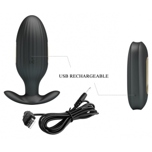 Plug Vibrant et Electro ROYAL PLEASURE KELLY 8 x 3.4 cm