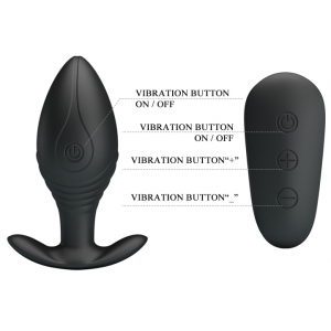 Plug Vibrant REGINA ROYAL PLEASURE Pretty Love 8 x 3.4 cm