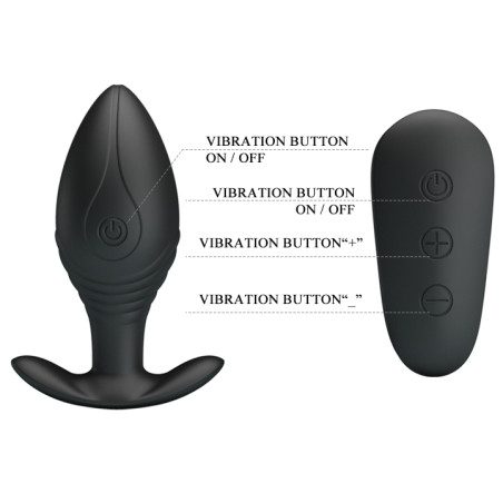 Plug Vibrant REGINA ROYAL PLEASURE Pretty Love 8 x 3.4 cm