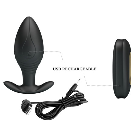 Plug Vibrant REGINA ROYAL PLEASURE Pretty Love 8 x 3.4 cm