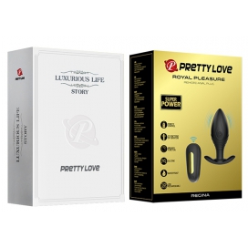 Plug Vibrant REGINA ROYAL PLEASURE Pretty Love 8 x 3.4 cm 2