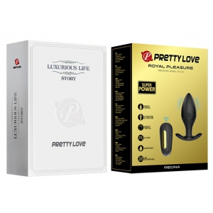 Plug Vibrant REGINA ROYAL PLEASURE Pretty Love 8 x 3.4 cm