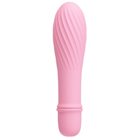 Vibromasseur SOLOMON Pretty Love 9 x 2.8 cm Rose pâle