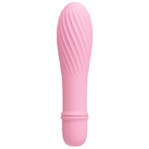 Vibromasseur SOLOMON Pretty Love 9 x 2.8 cm Rose pâle