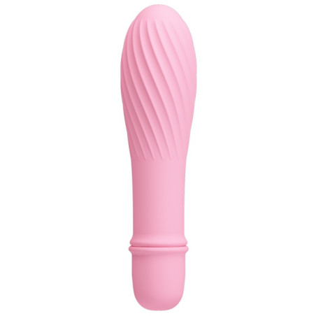 Vibromasseur SOLOMON Pretty Love 9 x 2.8 cm Rose pâle