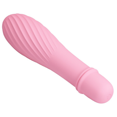 Vibromasseur SOLOMON Pretty Love 9 x 2.8 cm Rose pâle