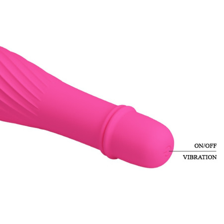 Vibromasseur SOLOMON Pretty Love 9 x 2.8 cm Rose