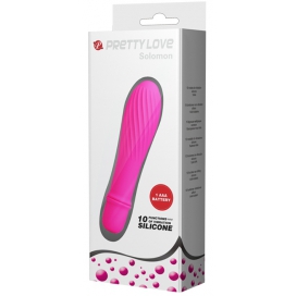 Vibromasseur SOLOMON Pretty Love 9 x 2.8 cm Rose 2