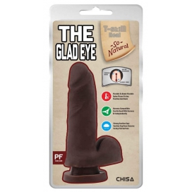 Gode réaliste THE GLAD EYE 11 x 3 cm Marron 2