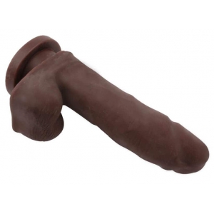 Gode réaliste THE GLAD EYE 11 x 3 cm Marron