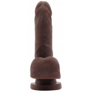Gode réaliste THE GLAD EYE 11 x 3 cm Marron