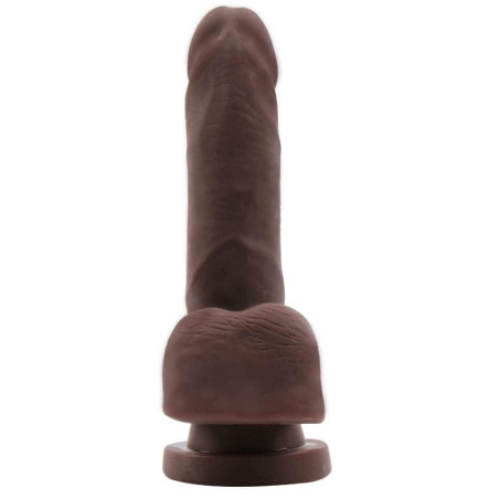 Gode réaliste THE GLAD EYE 11 x 3 cm Marron
