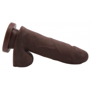Gode réaliste THE GLAD EYE 11 x 3 cm Marron