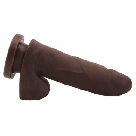Gode réaliste THE GLAD EYE 11 x 3 cm Marron