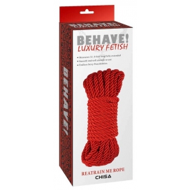 Corde de Bondage REATREAIN ME ROPE 10 mètres Rouge 2
