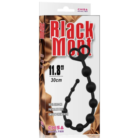 Chapelet anal BLACK MONT Beads Diamètre 2.4 cm