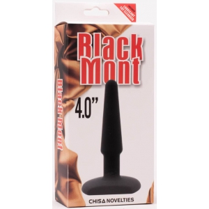 Plug en silicone BLACK MONT 9.5 x 2.3 cm