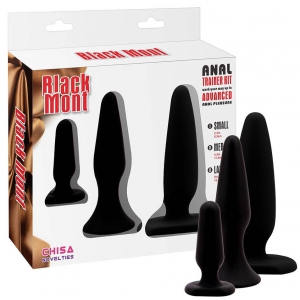 Kit Plugs Silicone BLACK MONT x3
