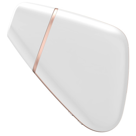 Stimulateur de clitoris connecté LOVE TRIANGLE Satisfyer Blanc