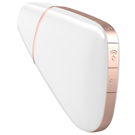 Stimulateur de clitoris connecté LOVE TRIANGLE Satisfyer Blanc