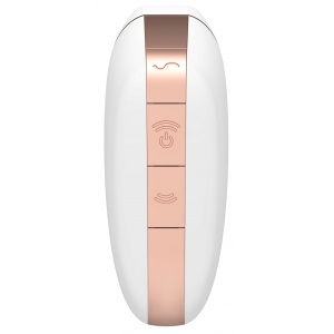 Stimulateur de clitoris connecté LOVE TRIANGLE Satisfyer Blanc