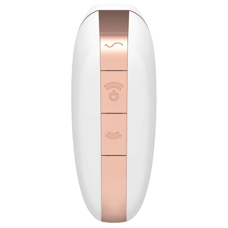 Stimulateur de clitoris connecté LOVE TRIANGLE Satisfyer Blanc