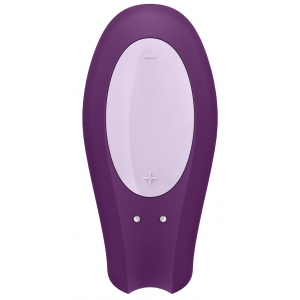 Stimulateur connecté DOUBLE JOY Satisfyer Mauve