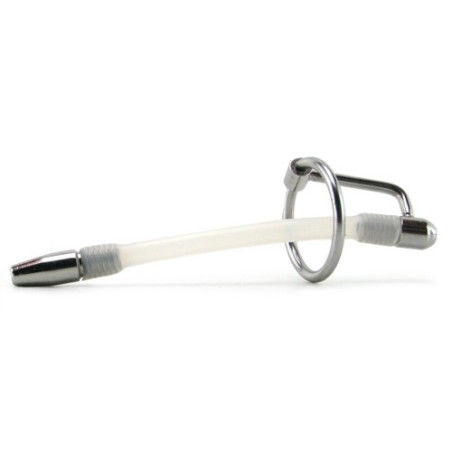 Sonde urétrale flexible de 10cm avec anneau de gland