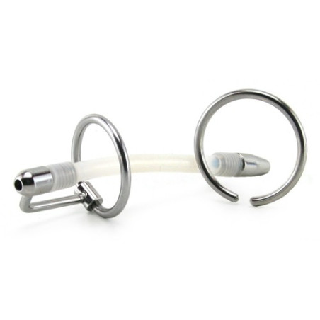 Sonde urétrale flexible de 10cm avec anneau de gland