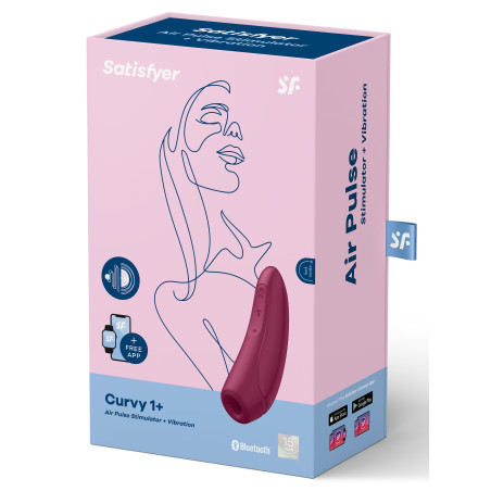Stimulateur de clitoris connecté CURVY 1+ Rose