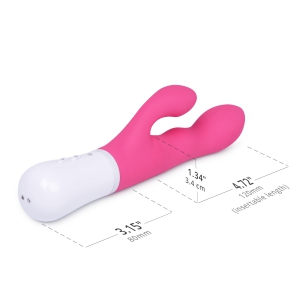 Vibro Rabbit connecté NORA Lovense 12 x 3.4 cm