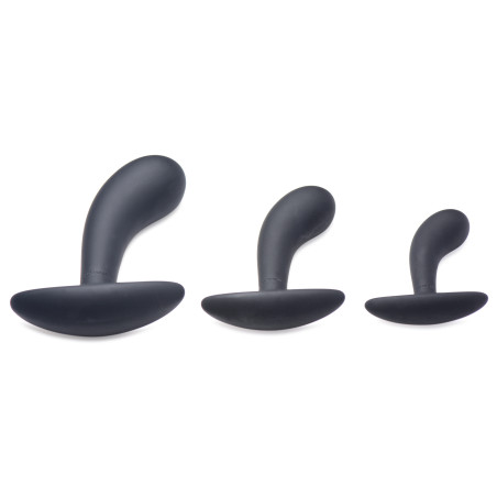 Lot de 3 Plugs Silicone DARK DELIGHTS