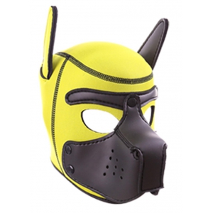 Cagoule PUPPY Néoprène Jaune-Noir