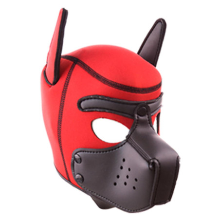 Cagoule PUPPY Néoprène Rouge-Noir