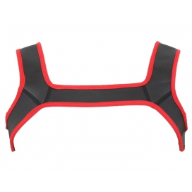 Harnais en néoprène NEO HARNESS Noir-Rouge 2